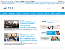Tablet Screenshot of acate.com.br